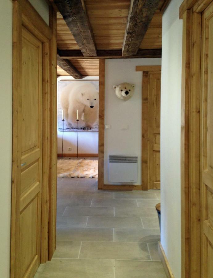 L'Ours Blanc Lodge Le Biot Extérieur photo